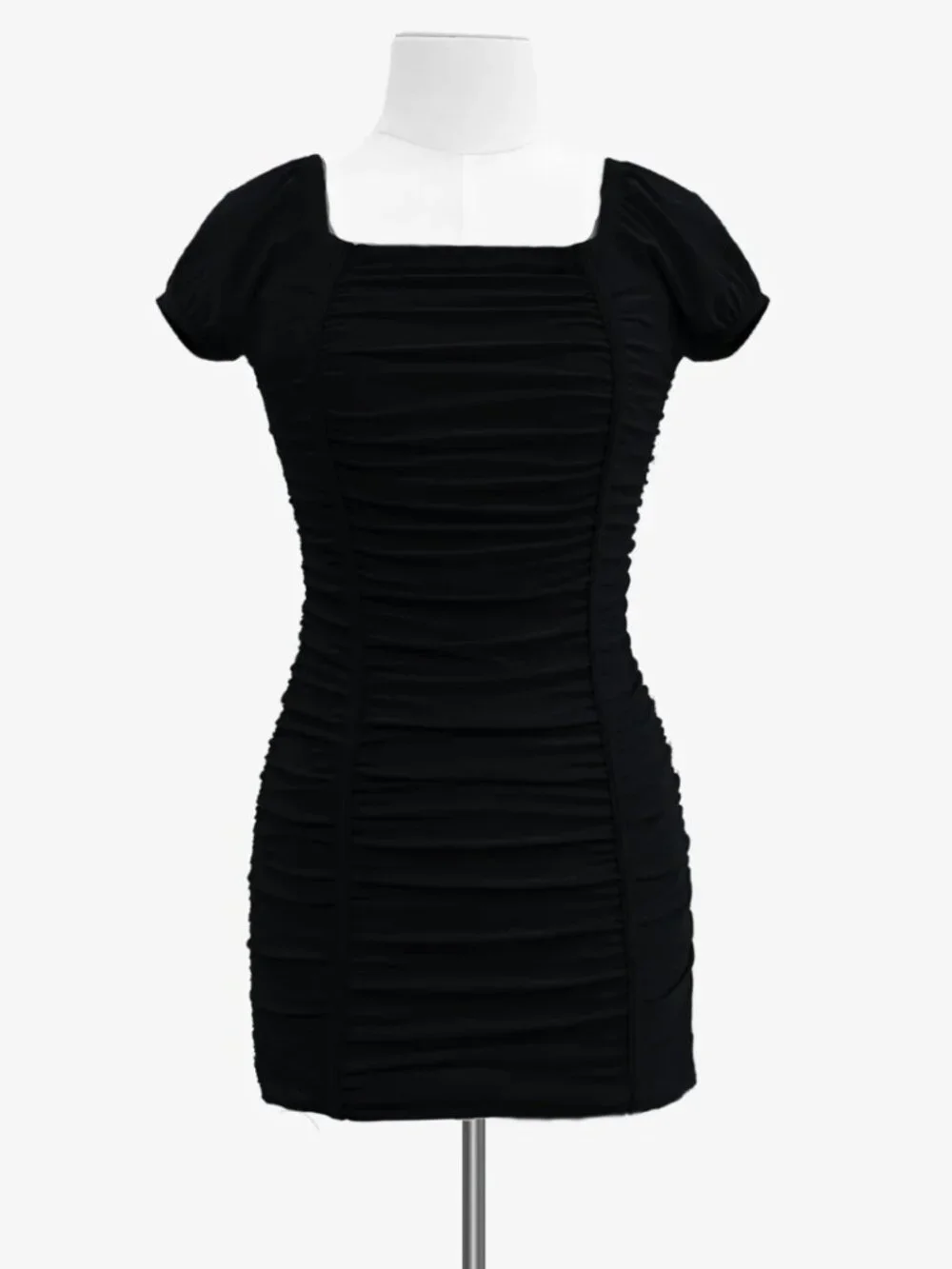 Cheryl Kids Amelia Ruched Body & Cap Sleeve Party Dress - Picture 3 of 6